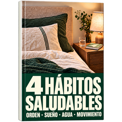 4 HABITOS SALUDABLES: ORDEN, AGUA, SUEÑO Y MOVIMIENTO